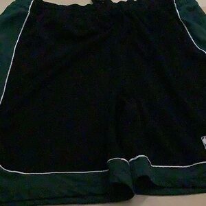 Nike Black and Green Athletic Shorts size 2X